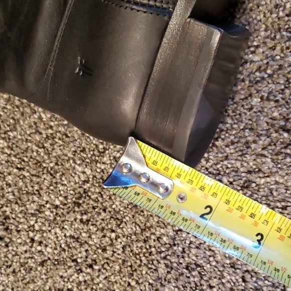 SoldFRYE Melissa 3 Button 2 Riding knee length Tall boots shoes combat sz 6 - Picture 9 of 12